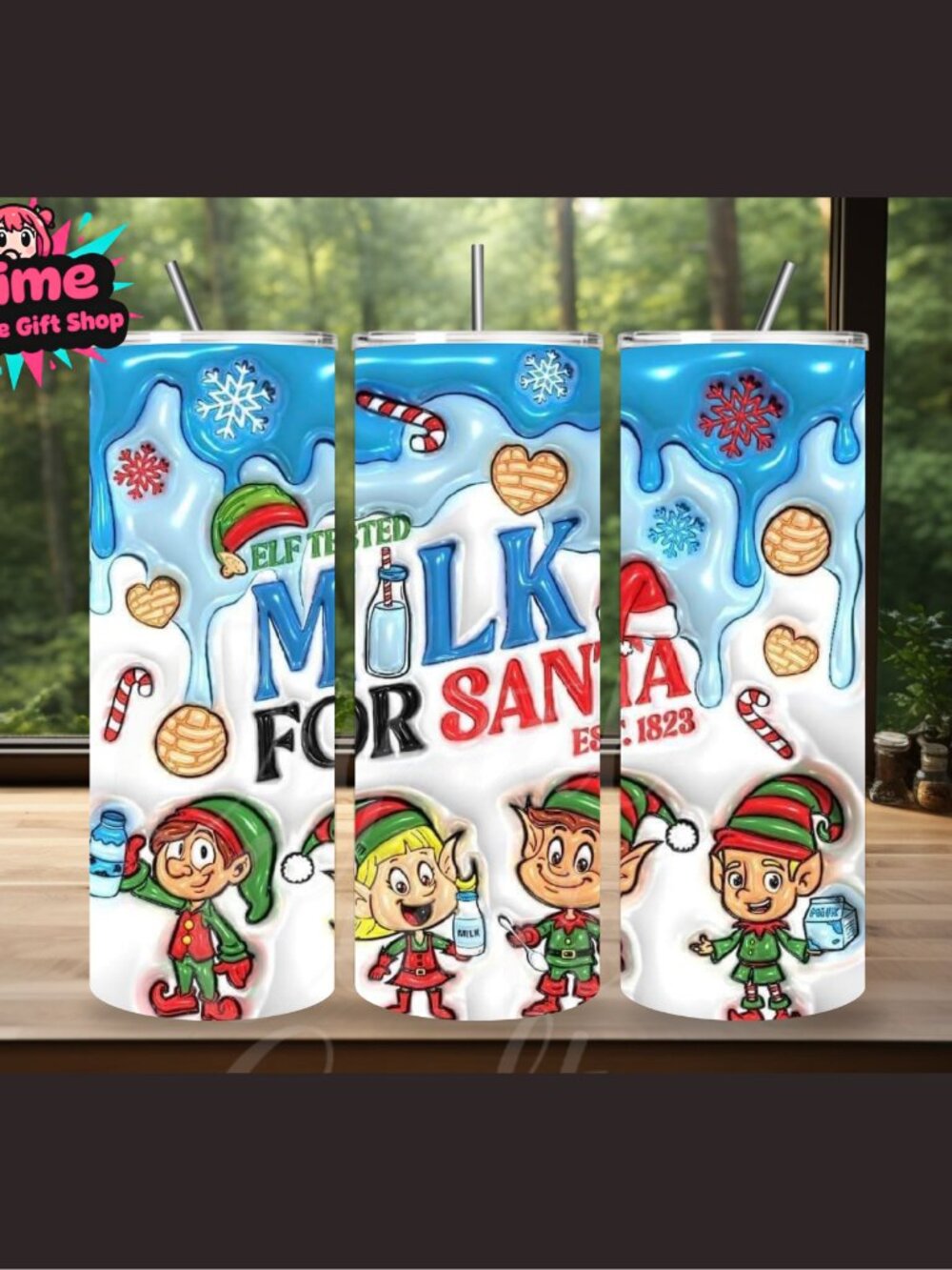 Milk for Santa 20oz Stainless Steel Tumbler